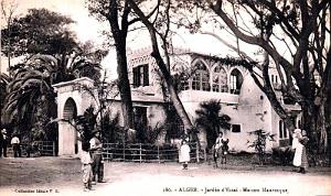ALGER - JARDIN D'ESSAI - MAISON MAURESQUE